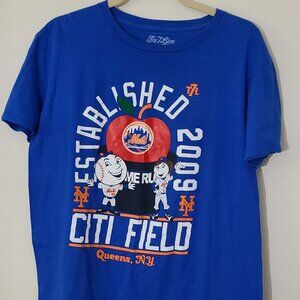 New York Mets Established 2009 Citi field Queens, N.Y. T-Shirt Large